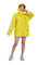 एसजीएस स्वीकृत पीला पनरोक रेनकोट जैकेट ऑप बैग पैक