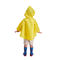 OEM पॉलिएस्टर रेनकोट, साफ़ बच्चों के पीले रेनकोट 500 * 800 मिमी