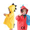 सभी मौसम पीवीसी सामग्री मल्टीफिगर के लिए डायनासोर पनरोक बच्चे रेनकोट: