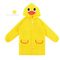 Toddlers पीई प्लास्टिक सामग्री 65 * 55 * 50 सेमी . के लिए पनरोक प्यारा रेनकोट