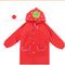 Toddlers पीई प्लास्टिक सामग्री 65 * 55 * 50 सेमी . के लिए पनरोक प्यारा रेनकोट