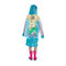 ओडीएम पारदर्शी बच्चे रेनकोट 0.25 मिमी मोटाई हुड के साथ साफ़ वर्षा जैकेट