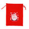 क्रिसमस के लिए OEM मुद्रित पनरोक पुन: प्रयोज्य शॉपिंग बैग बर्लेप जूट